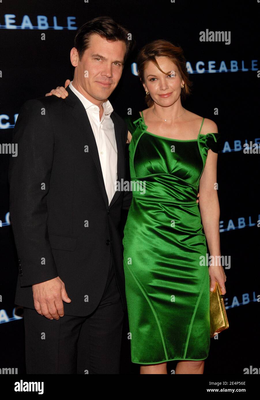 Diane Lane and Josh Brolin attend the premiere of 'Untraceable,' at the Silver Screen Theatre in Los Angeles, CA, USA on January 22, 2008. Photo by Lionel Hahn/ABACAPRESS.COM Stock Photo