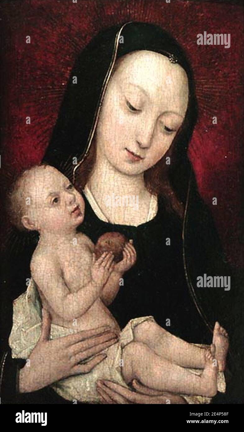 Master of the Legend of Mary Magdalene Madonna and Child Louvre