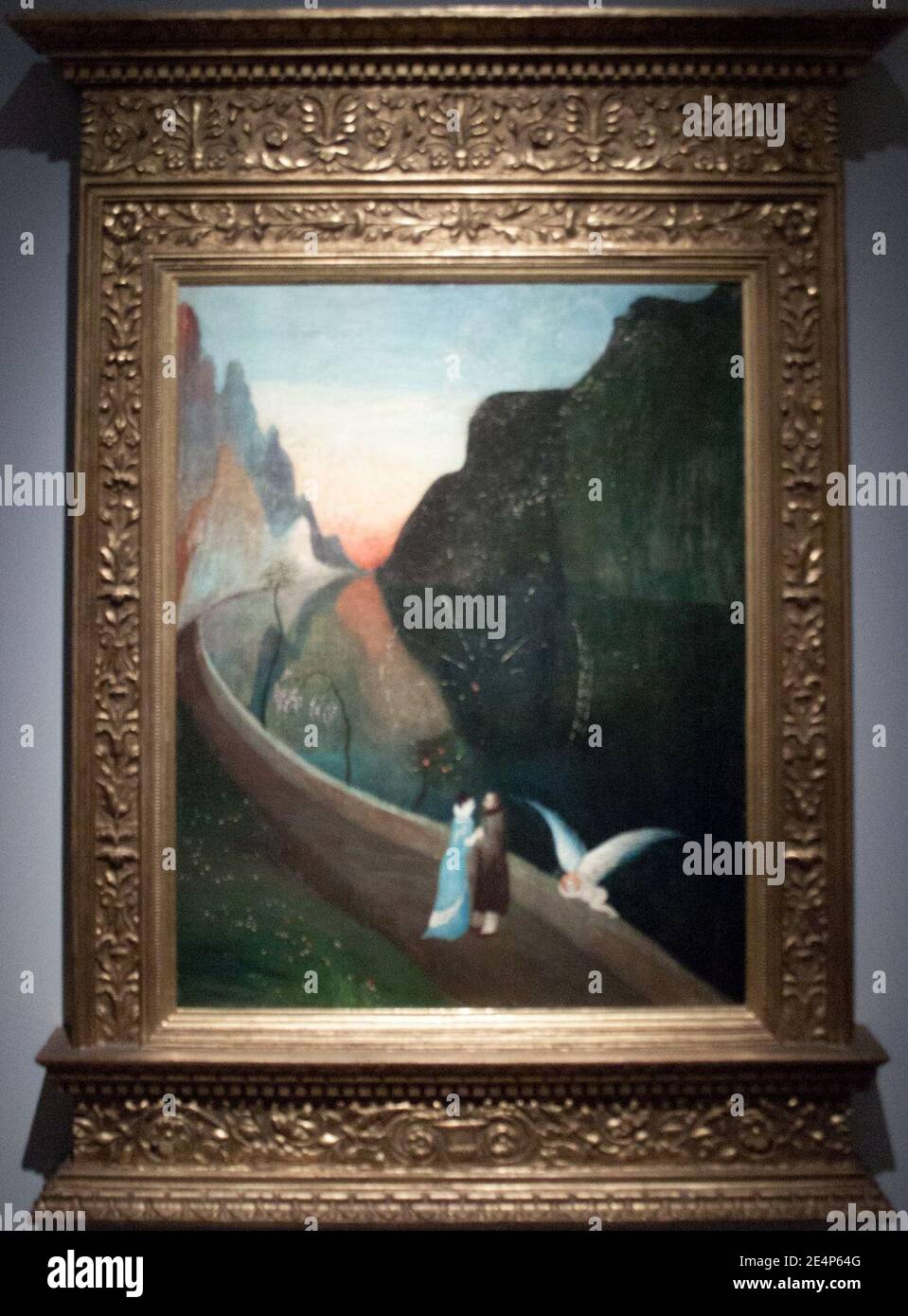 Tryst Def Meeting of Lovers (Tryst), with frame, c 1902 Stock Photo - Alamy