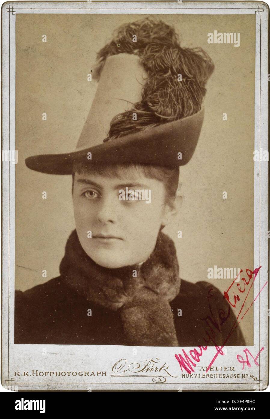 Mary Vetsera 1887. Stock Photo