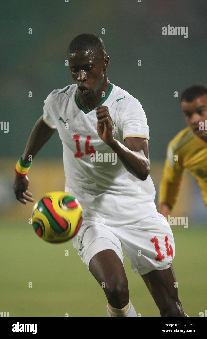 Senegal's Papa Waigo NDiaye during the African Cup of Nations soccer match, Senegal vs South Africa in Kumasi, Ghana on January 31, 2008. The match ended in a 1-1 draw. Senegal failed to qualify for the next round of the competition. Photo by Steeve McMay/Cameleon/ABACAPRESS.COM Stock Photo