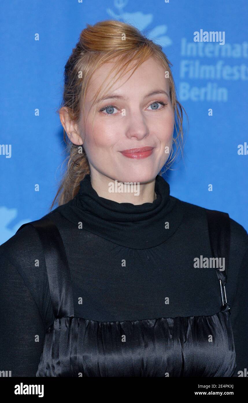 Cast member Nadja Uhl poses for pictures during the 'Cherry Blossoms - Hanami' photocall at the 58th annual Berlin Film Festival in Berlin, Germany, on February 11, 2008. Photo by Nicolas Khayat/ABACAPRESS.COM Stock Photo