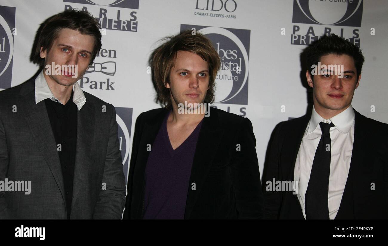 Actors Stanislas Merhar, Florian Zeller and Aurelien Wiik attend
