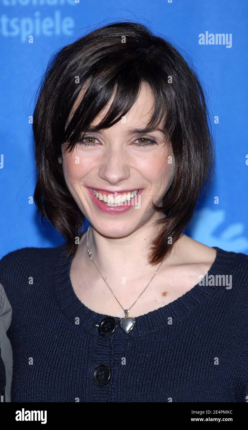 Cast member Sally Hawkins poses for pictures during the 'Happy Go Lucky ...