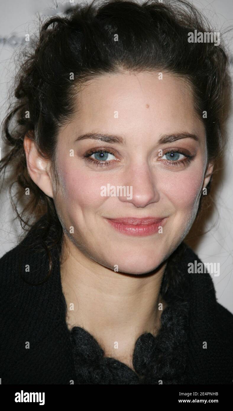 French actress Marion Cotillard poses during the 'Diner des Nommes' for ...