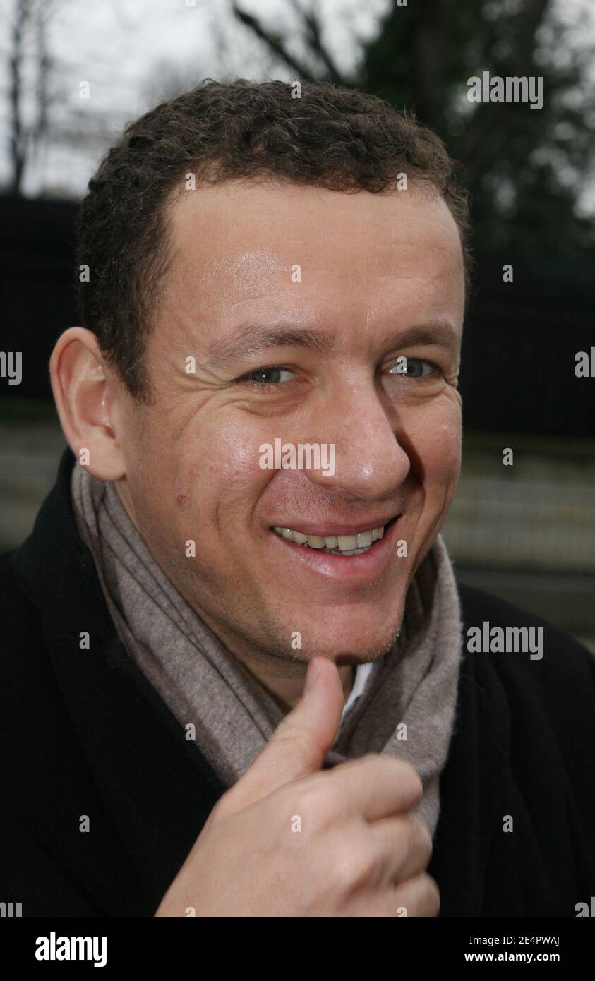 Actor Dany Boon arrives at the taping of the TV Show Vivement Dimanche ...