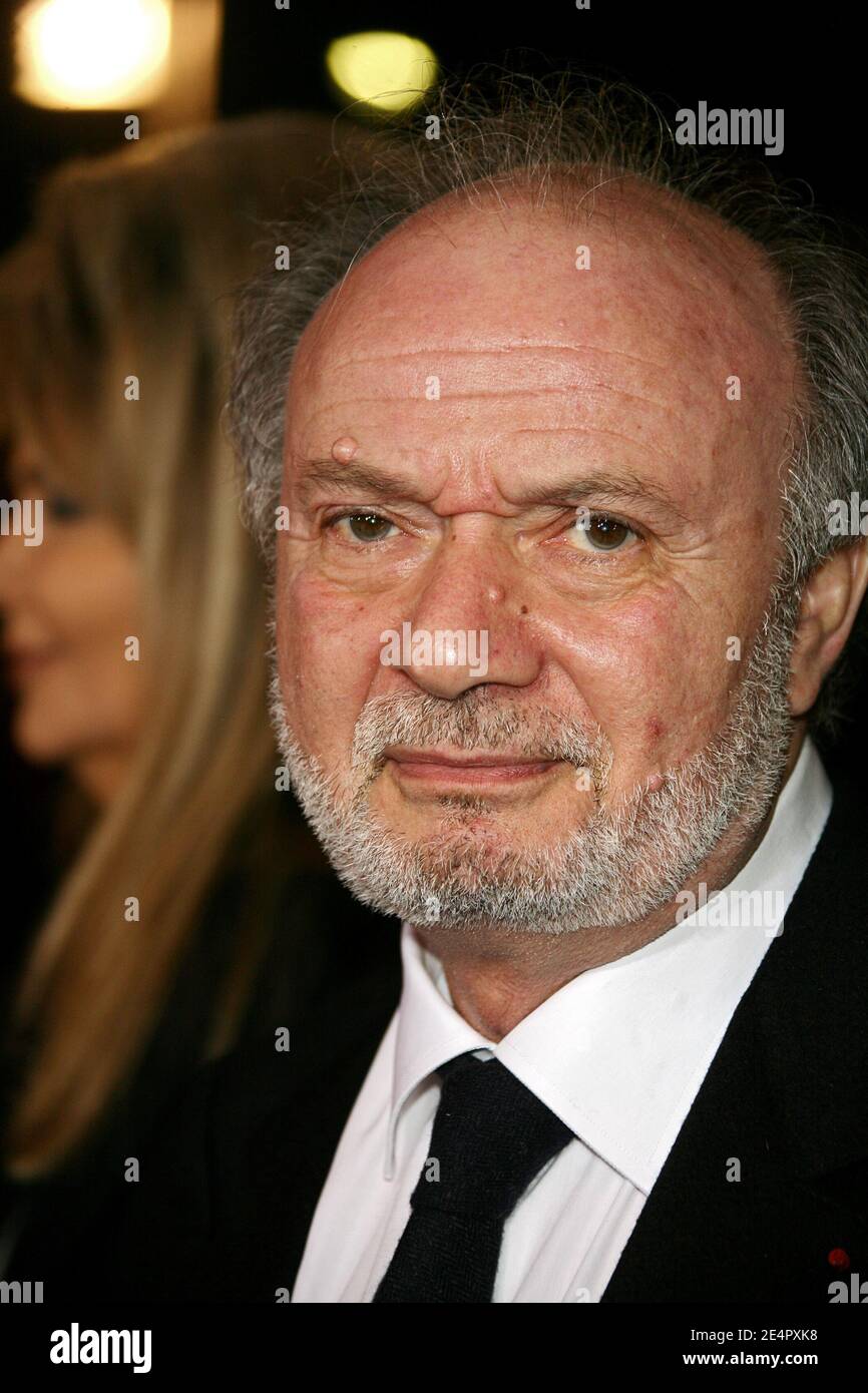 Director Claude Berri arrives at the 33rd Cesar (French cinema awards) ceremony held at the Theatre du Chatelet in Paris, France, on February 22, 2008. Photo by Guignebourg-Khayat/ABACAPRESS.COM Stock Photo