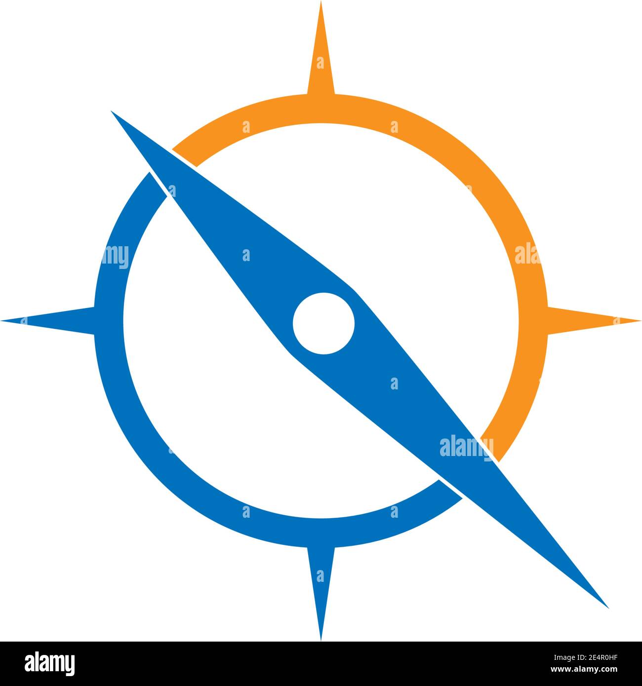 Compass Logo Template vector icon illustration design Stock Vector