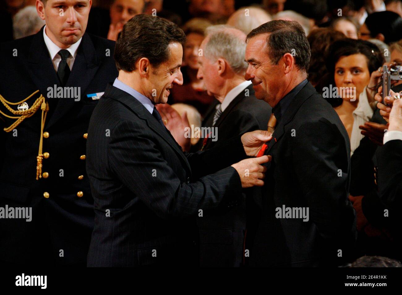 French President Nicolas Sarkozy honored as 'Officier de la Legion d ...