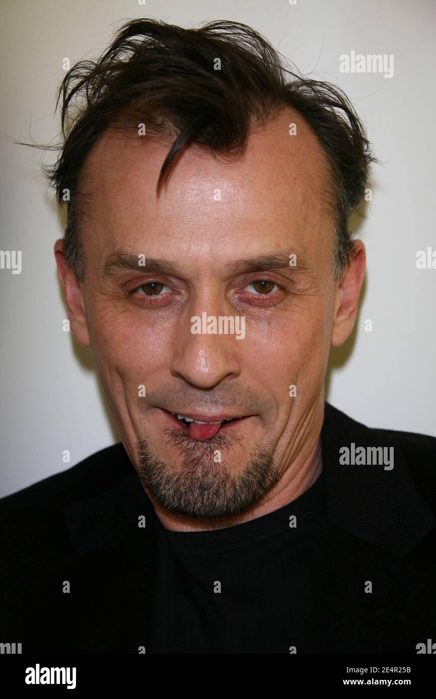 Exclusive - Us Actor Robert Knepper From Us Tv Show 'Prison Break' Poses  During The Opening Of Roberto Cavalli New Store In Paris, France On  February 26, 2008. Photo By Denis Guignebourg/Abacapress.Com