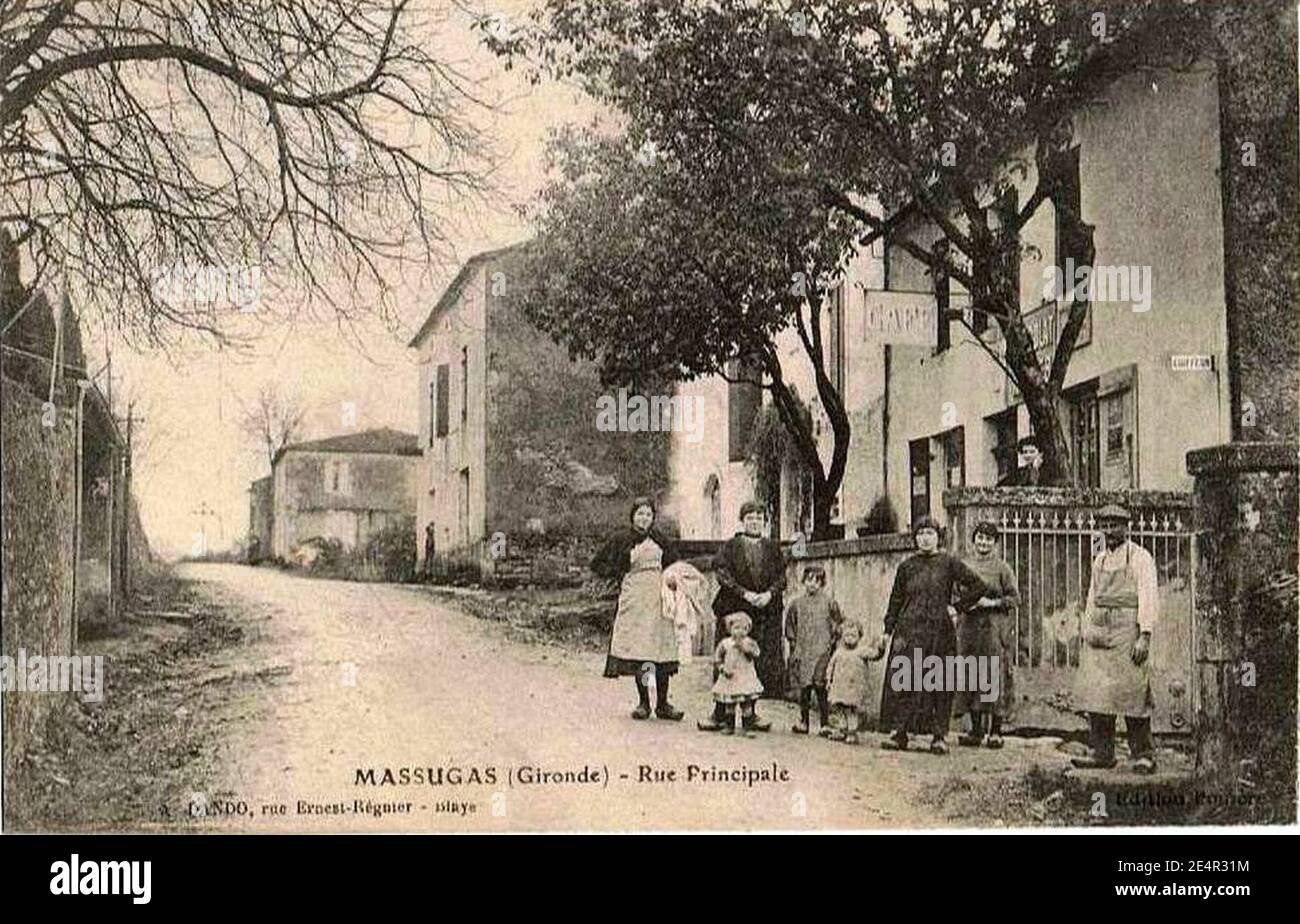 Massugas bourg 7 Stock Photo Alamy