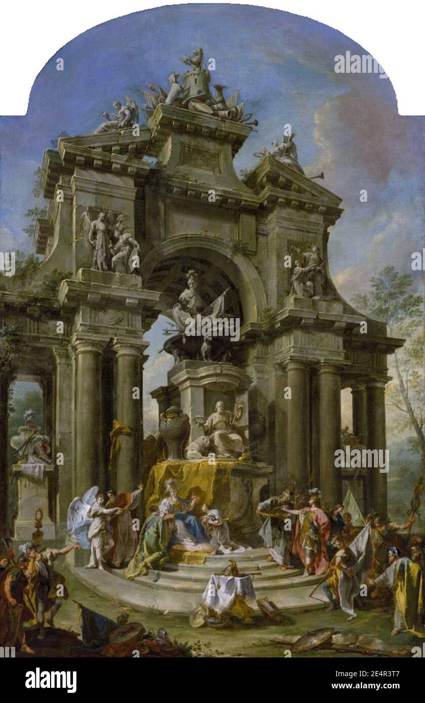 Memorial to James, First Earl of Stanhope Stock Photo Alamy