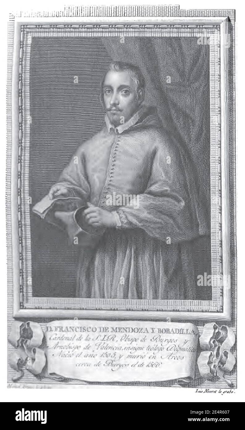 Francisco de Mendoza y Bobadilla Stock Photo Alamy