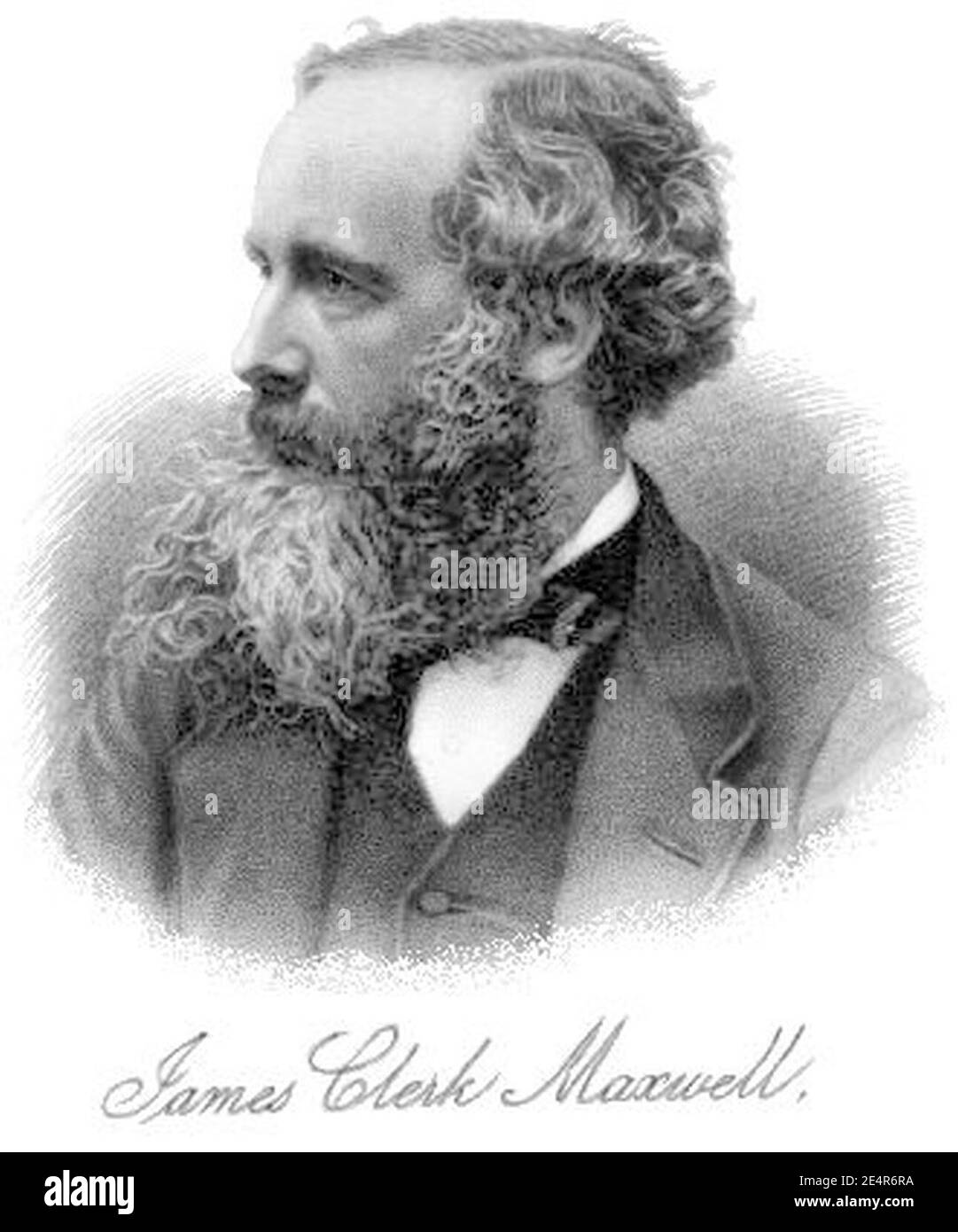 James Clerk Maxwell. Stock Photo