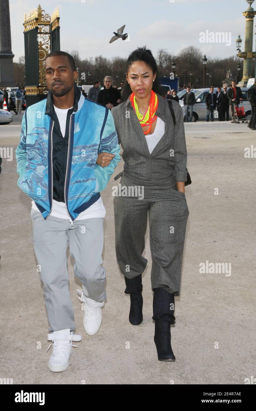 Kanye West and his wife attend the Chloe Fall-Winter 2008-2009 Ready-to ...