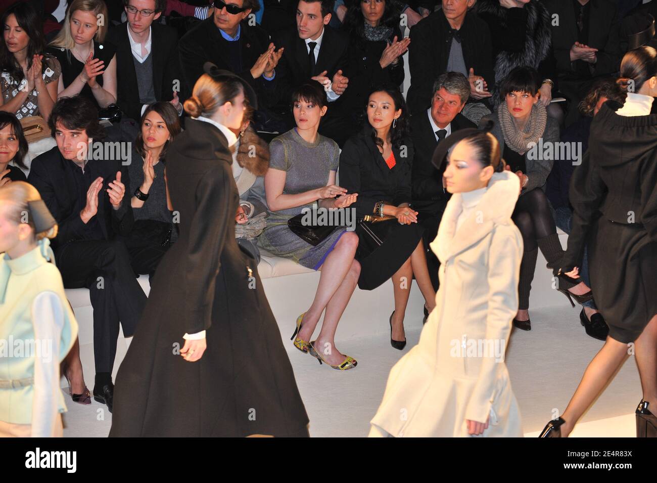 Gemma Arterton and Zhang Ziyi attend Louis Vuitton Fall-Winter