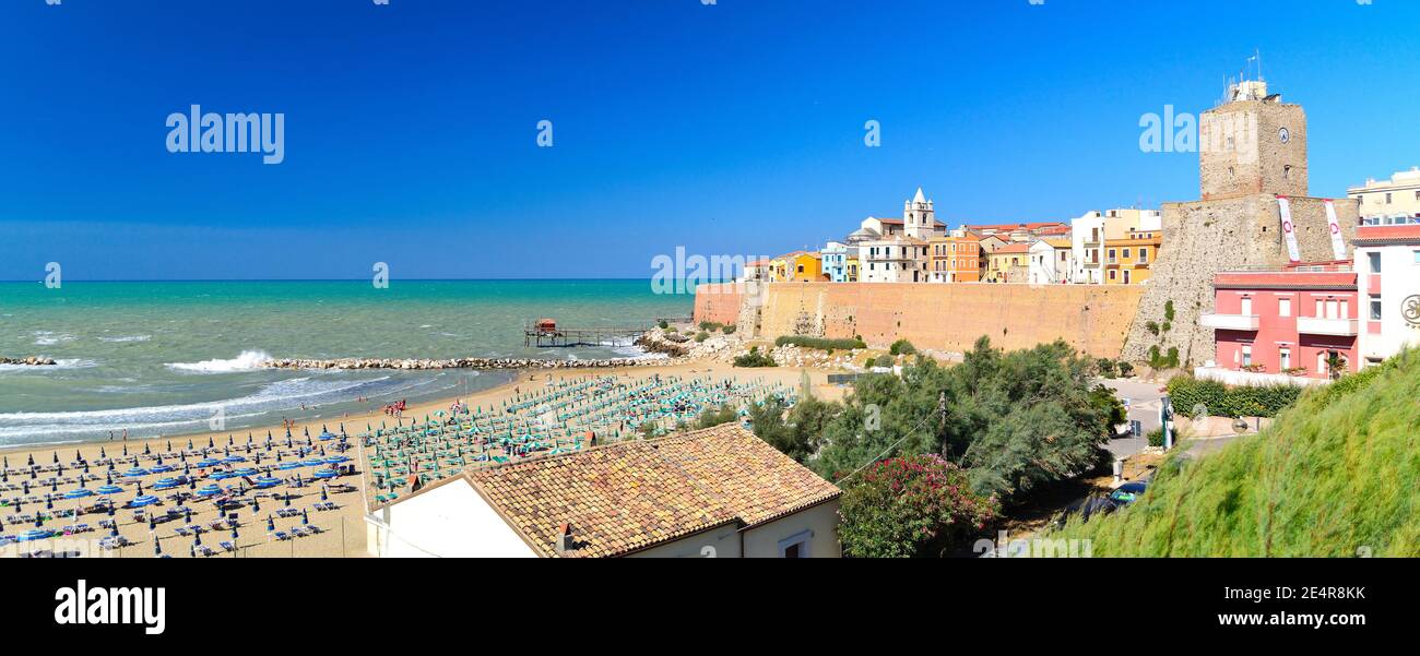 View of Termoli Stock Photo