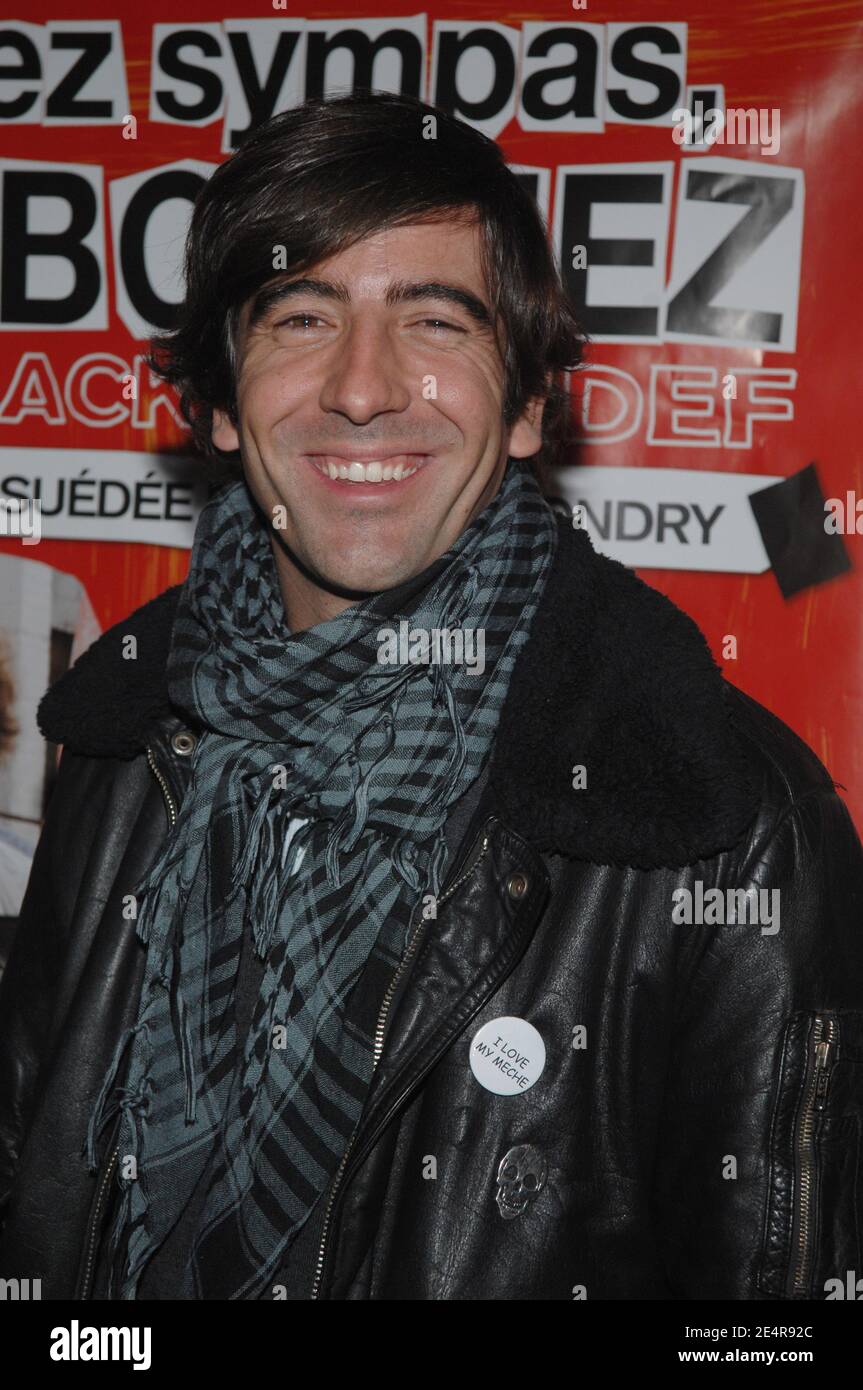 French TV host Pierre Mathieu poses for pictures during the 'Be Kind ...