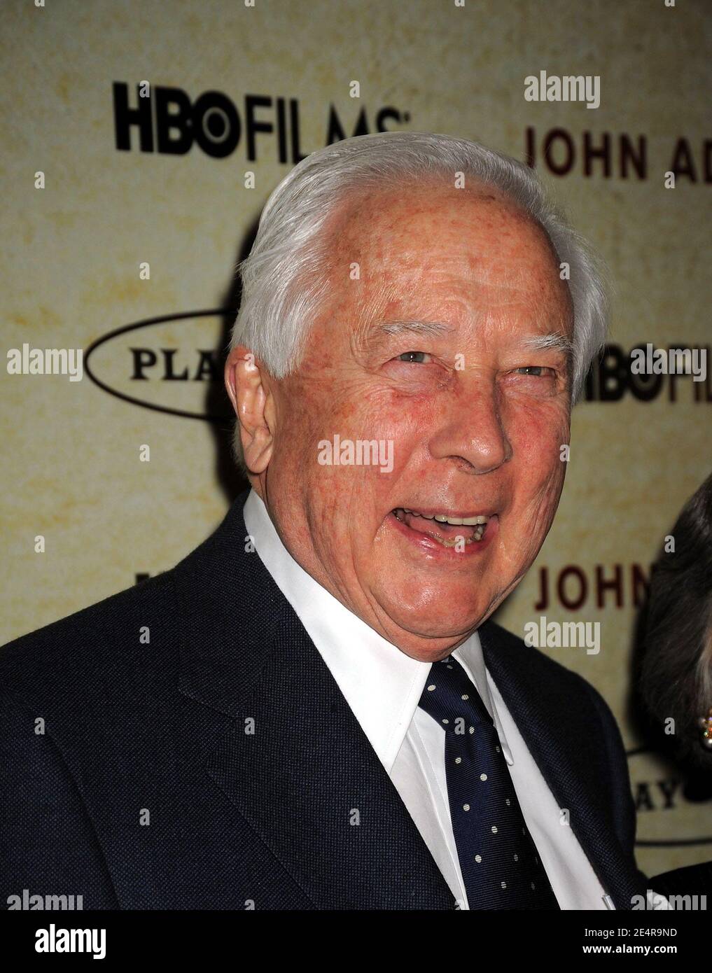 Author David McCullough arriving for the premiere of HBO's first two parts of the Home Box Office miniseries 'John Adams' held at The Museum of Modern Art in New York City, NY, USA on Monday, March 3, 2008. Photo by David Miller/ABACAPRESS.COM Stock Photo