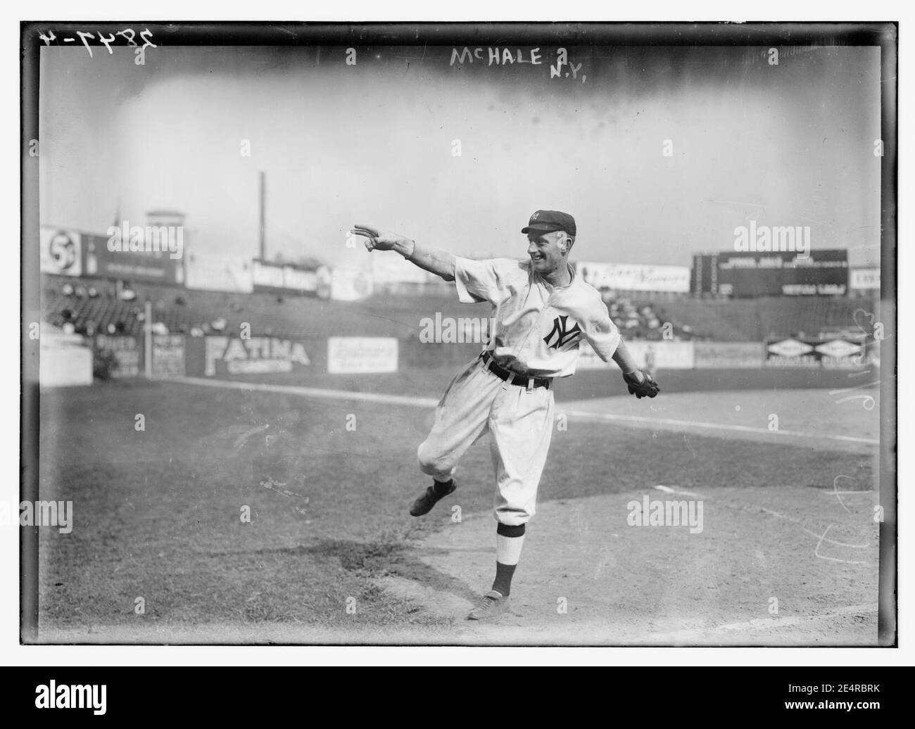 Marty McHale, New York AL (baseball Stock Photo - Alamy