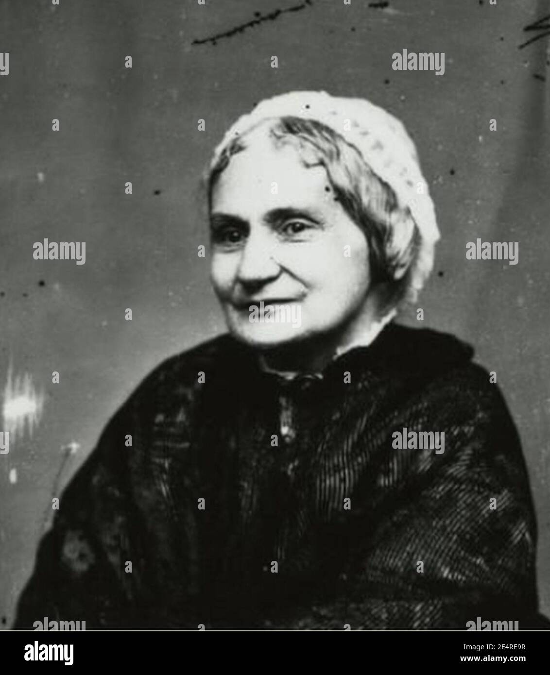 Mary Anna Randolph Custis Lee, wife of Gen. Robert E. Lee (cropped