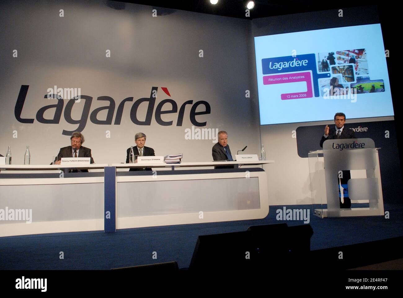 Lagardere Group CEO Arnaud Lagardere pictured during the Lagardere