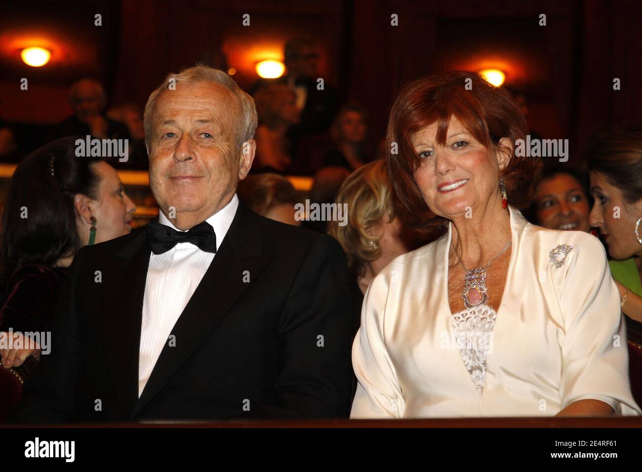 Alain Merieux and his wife attend the Charity gala organized by ‘CARE