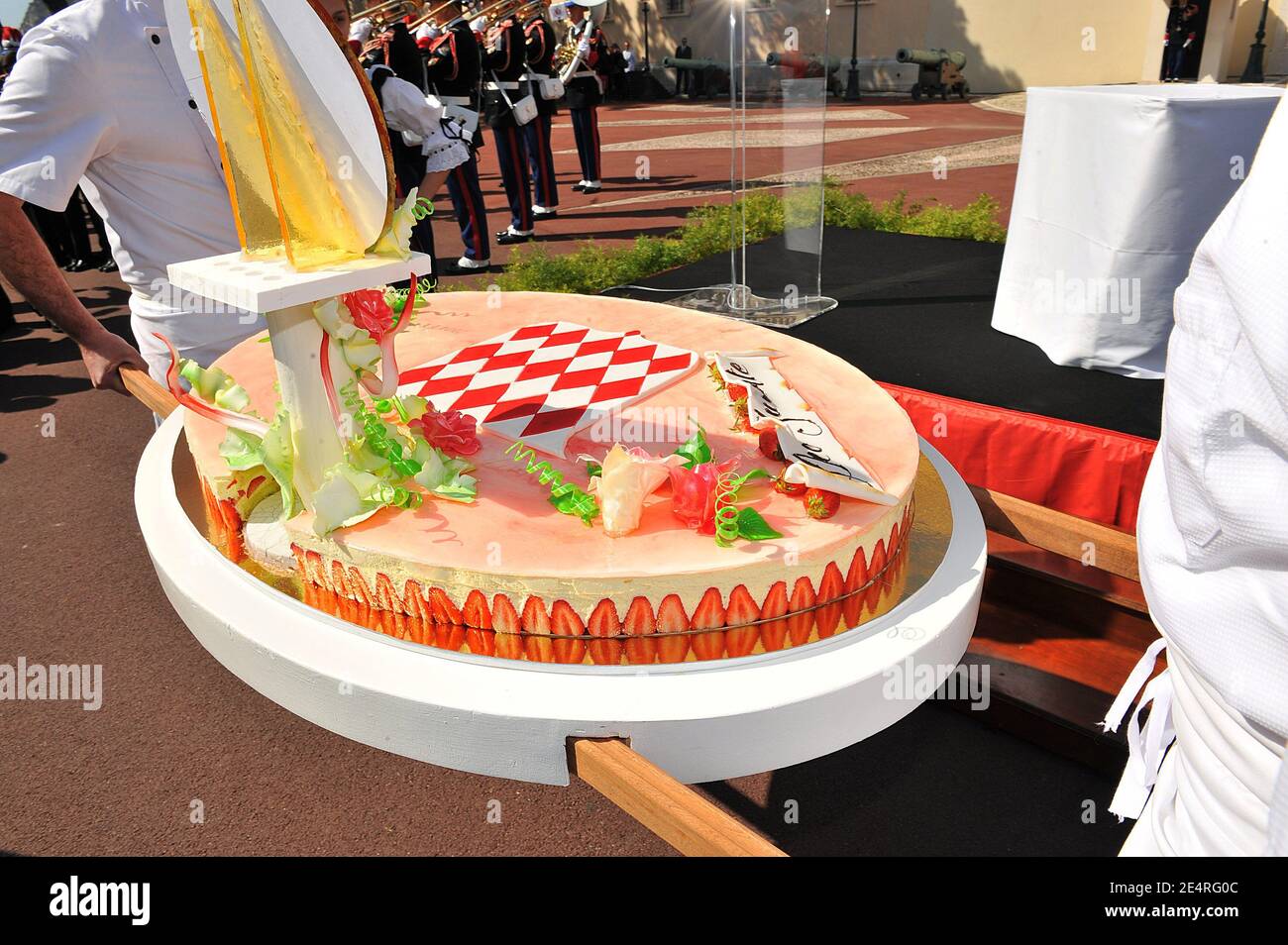 A Giant Birthday Cake Is Carried In Front Of Prince Albert Ii Of Monaco For His 50th Birthday Celebration In Monte Carlo Monaco On March 14 08 Photo By Nebinger Piovanotto Abacapress Com Stock Photo A Giant Birthday Cake Is Carried In Front Of Prince Albert Ii Of Monaco For His 50th Birthday Celebration In Monte Carlo Monaco On March 14 08 Photo By Nebinger Piovanotto Abacapress Com Stock Photo