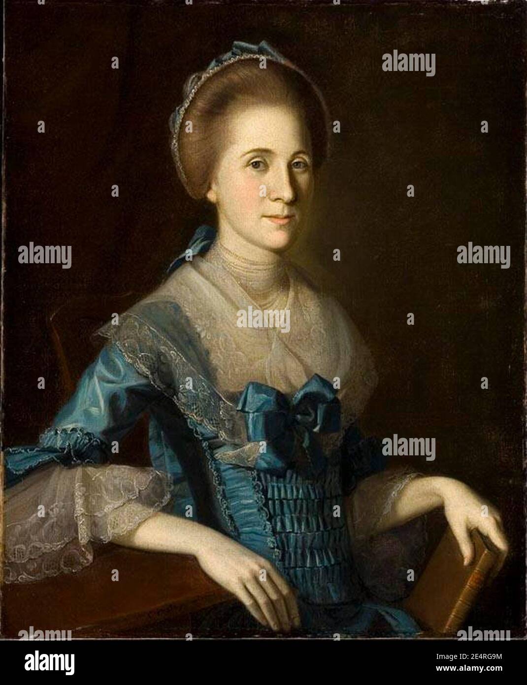 Mary Darnall Carroll (1749-1782). Stock Photo