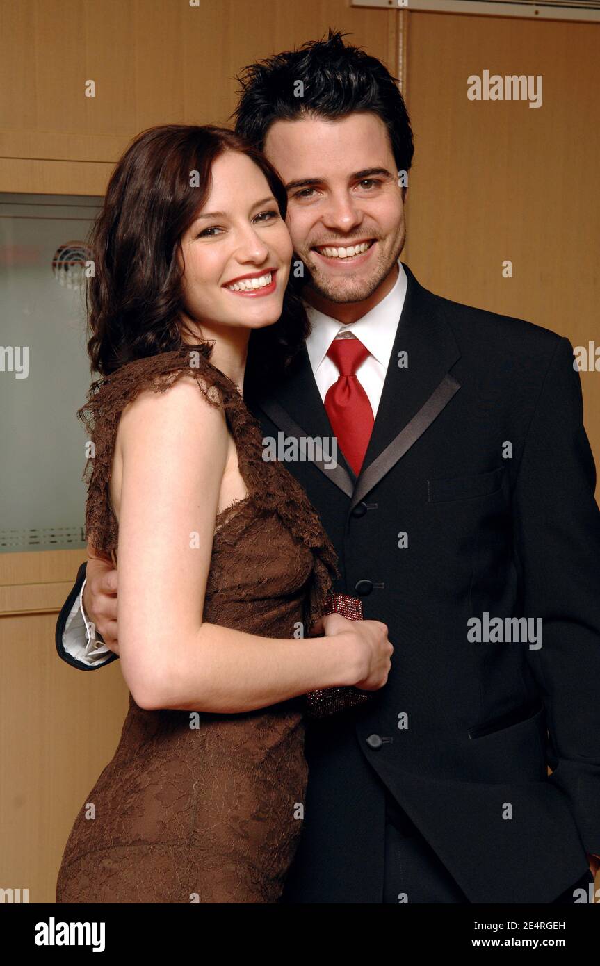 Chyler Leigh and husband Nathan West attend the American Red Cross ""Red  Tie Affair"" fundraiser gala held at the Fairmont Miramar Hotel in Santa  Monica. Los Angeles, USA March 15, 2008. Photo