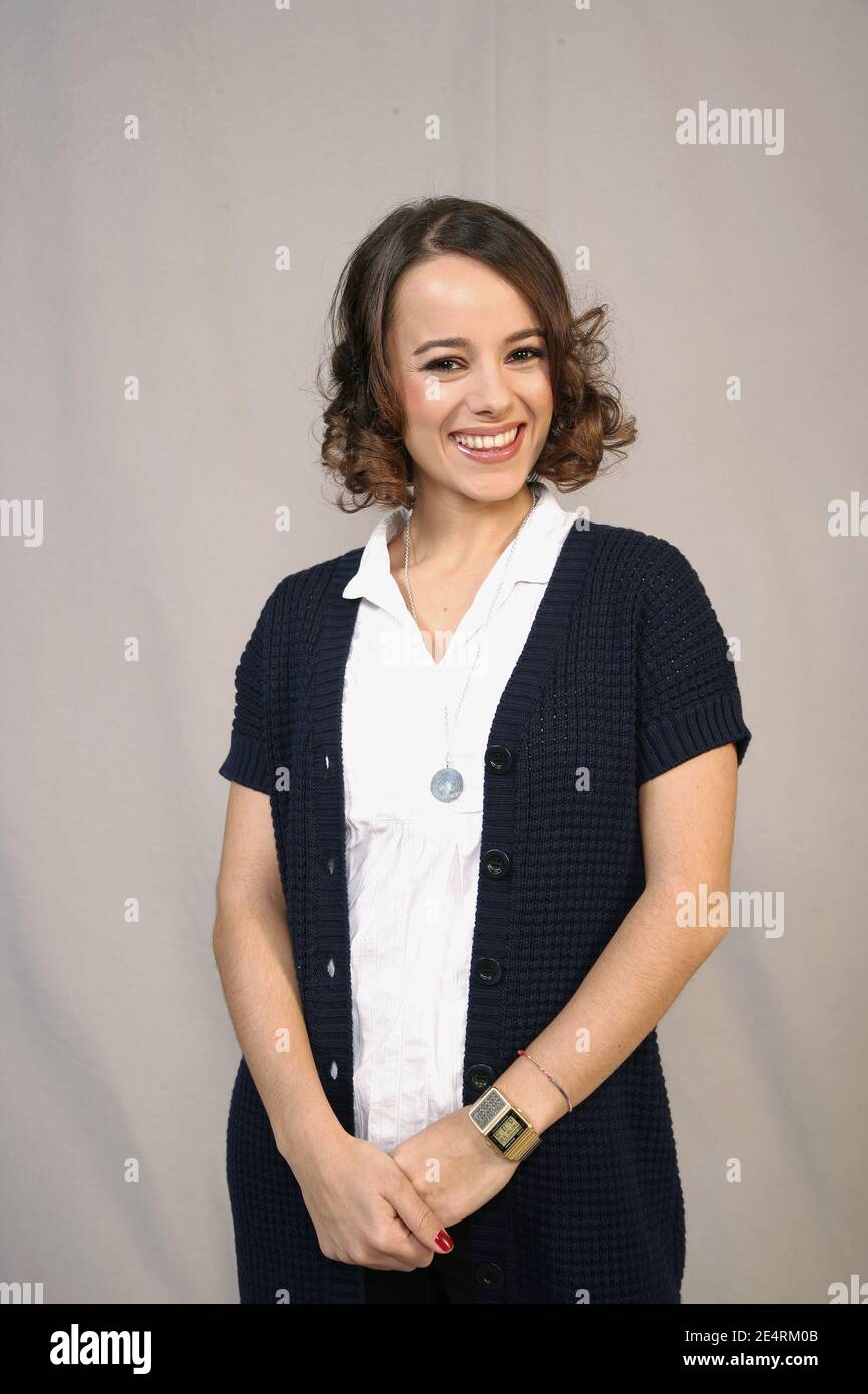 EXCLUSIVE - Alizee poses at the Fight Aids Gala honoring late French musician Serge Gainsbourg at the Grimaldi Forum in Monte-Carlo, Monaco on March 20, 2008. Photo by Nebinger-Orban/ABACAPRESS.COM Stock Photo