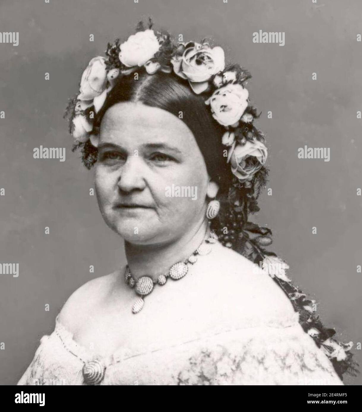 Mary Todd Lincoln cropped Stock Photo - Alamy