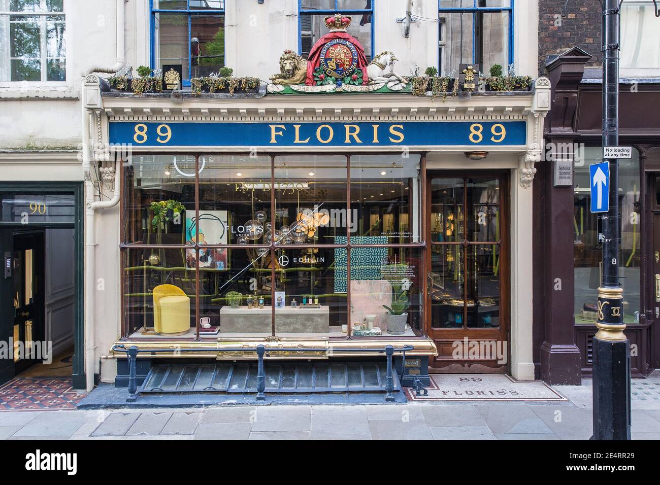 Floris Perfumers, Jermyn Street, Mayfair, London Stock Photo