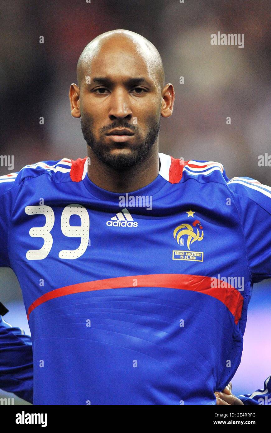 France s Nicolas Anelka During The Friendly Soccer Match France Vs 