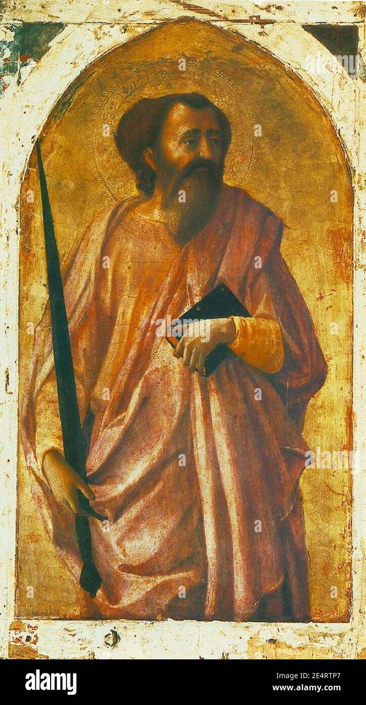 Masaccio, san paolo, pisa 1 Stock Photo - Alamy