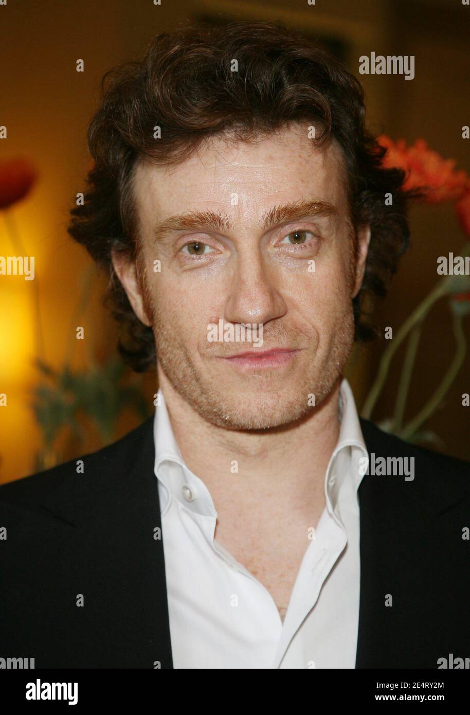 Actor Thierry Fremont poses at the 19th Valenciennes Film Festival closing ceremony in Valenciennes, France on March 30, 2008. Photo by Denis Guignebourg/ABACAPRESS.COM Stock Photo