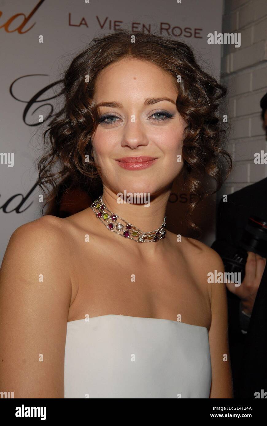Marion Cotillard attends a party honoring her Academy Award Nomination for best actress in a leading role for her performance in 'La Vie en Rose'. Chateau Marmont, West Hollywood. Los Angeles, February 4, 2008. (Pictured: Marion Cotillard). Photo by Lionel Hahn/ABACAPRESS.COM Stock Photo