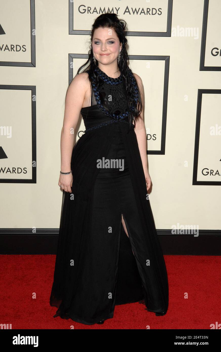 Amy Lee attends the 50th Annual Grammy Awards held at the Staples