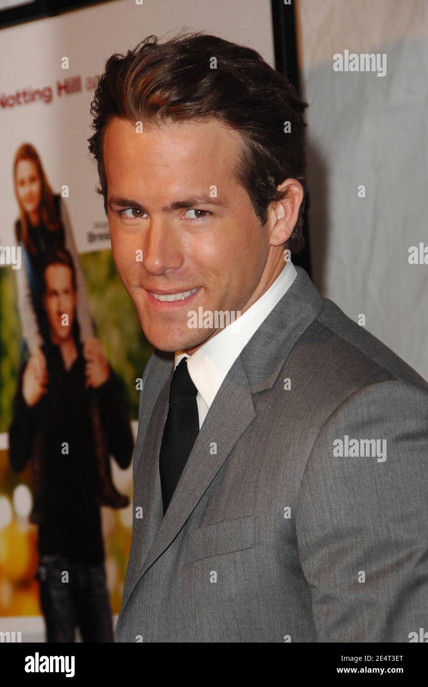 Actor Ryan Reynolds Attends The Premiere Of Definitely Maybe At The Ziegfeld Theater In New