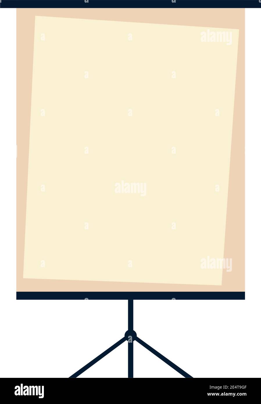 board presentation office icon flat isolated design vector illustration ...