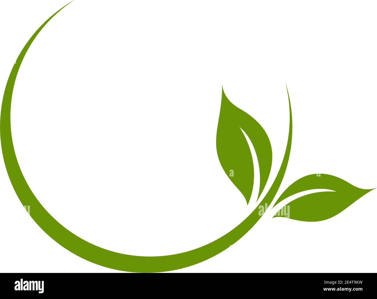 Leaf icon logo design vector illustration template Stock Vector Image ...