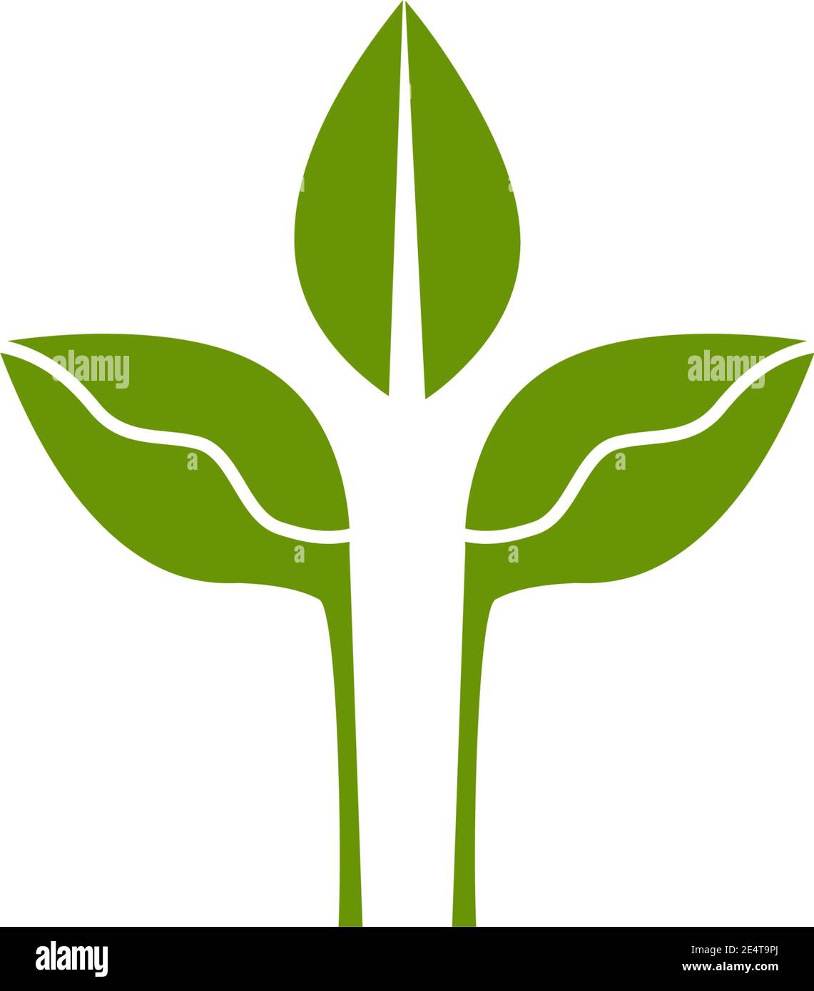 Leaf icon logo design vector illustration template Stock Vector Image ...
