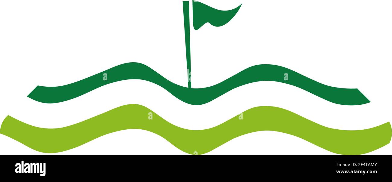 Golf club icon logo design inspiration vector template Stock Vector