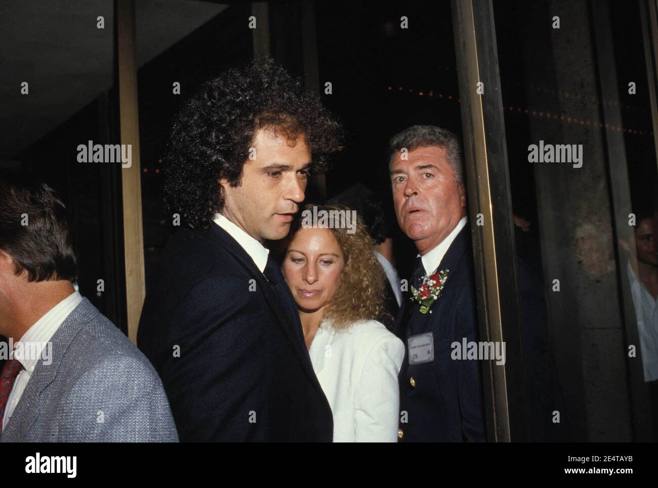 Barbra Streisand And Richard Baskin 1984  Credit: Ralph Dominguez/MediaPunch Stock Photo