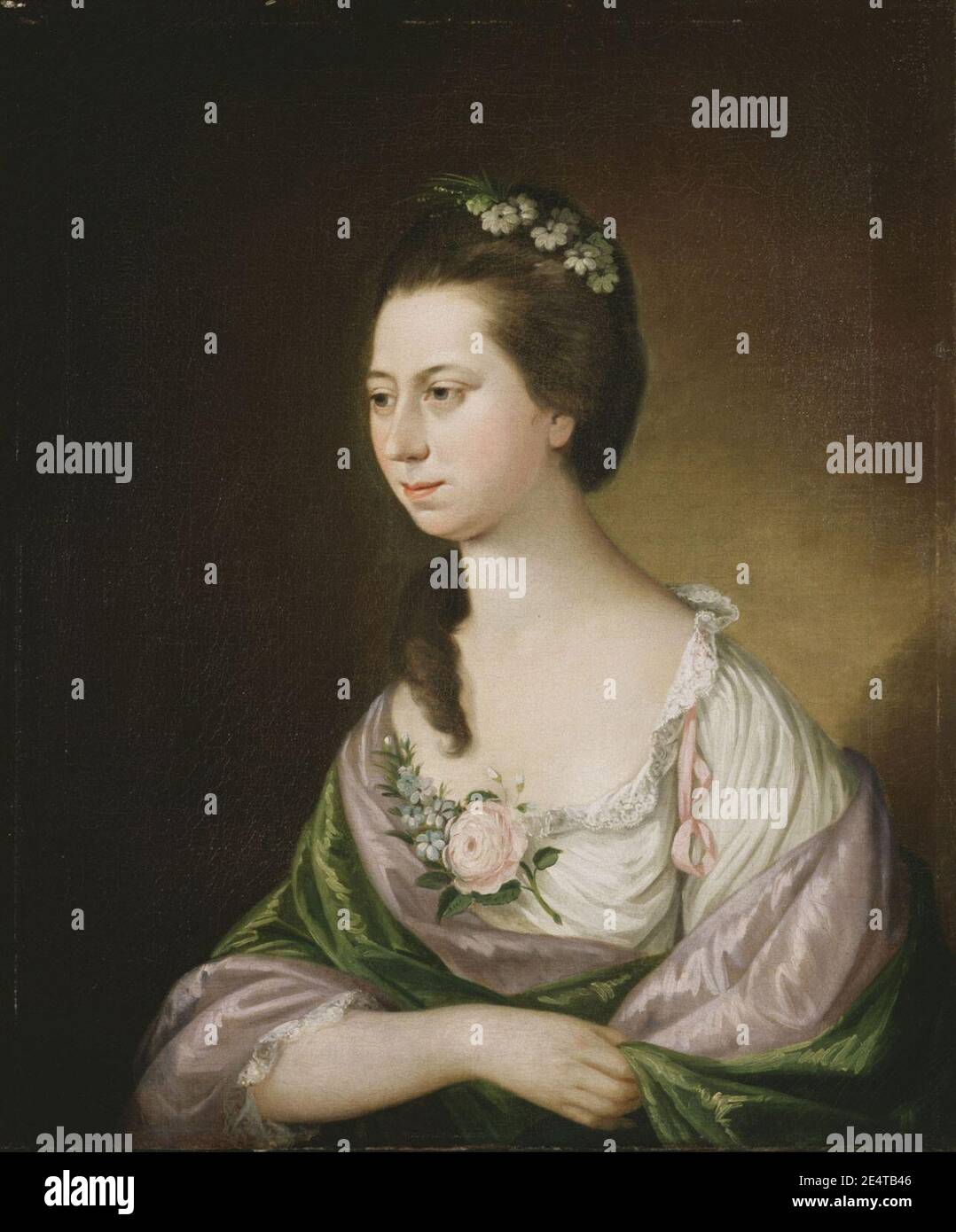 Matthew Pratt Elizabeth Powel EW-Powel-Phila-art-340 Stock Photo - Alamy