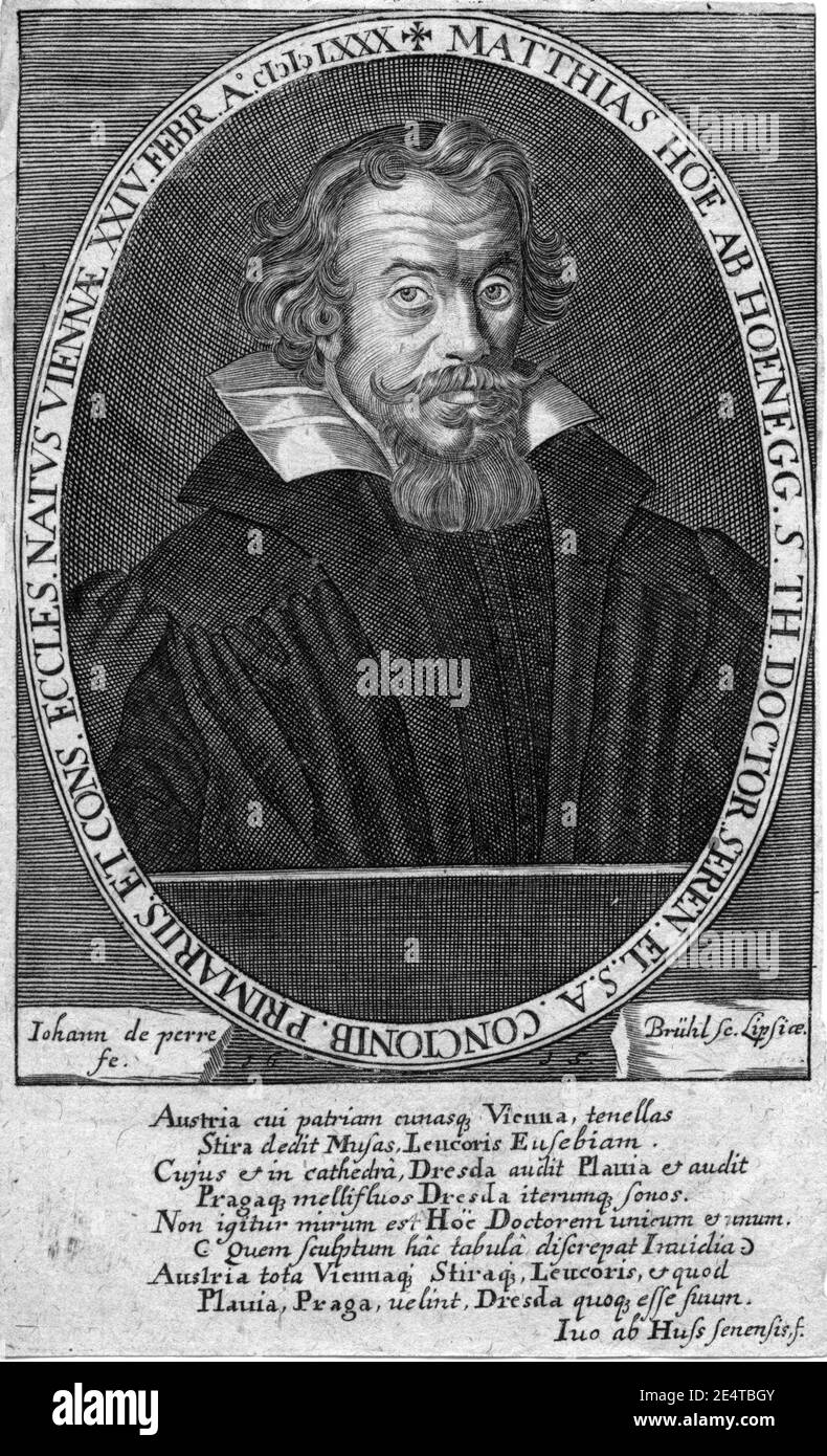 Matthias Hoë von Hoënegg Stock Photo Alamy