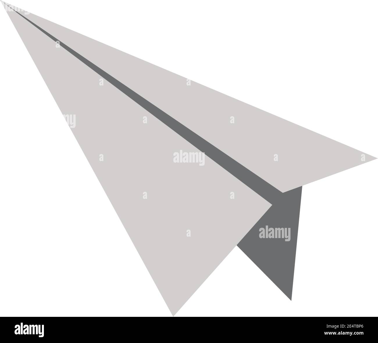 paper plane creativity icon isolated and flat image vector illustration ...