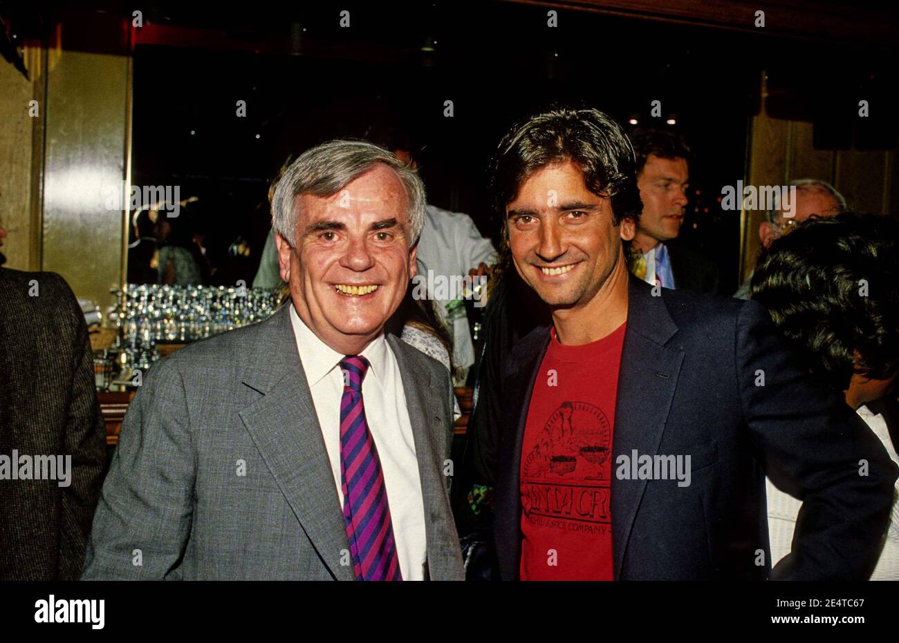 Dominick Dunne And Son Griffin Dunne 1988 Credit: Ralph Dominguez