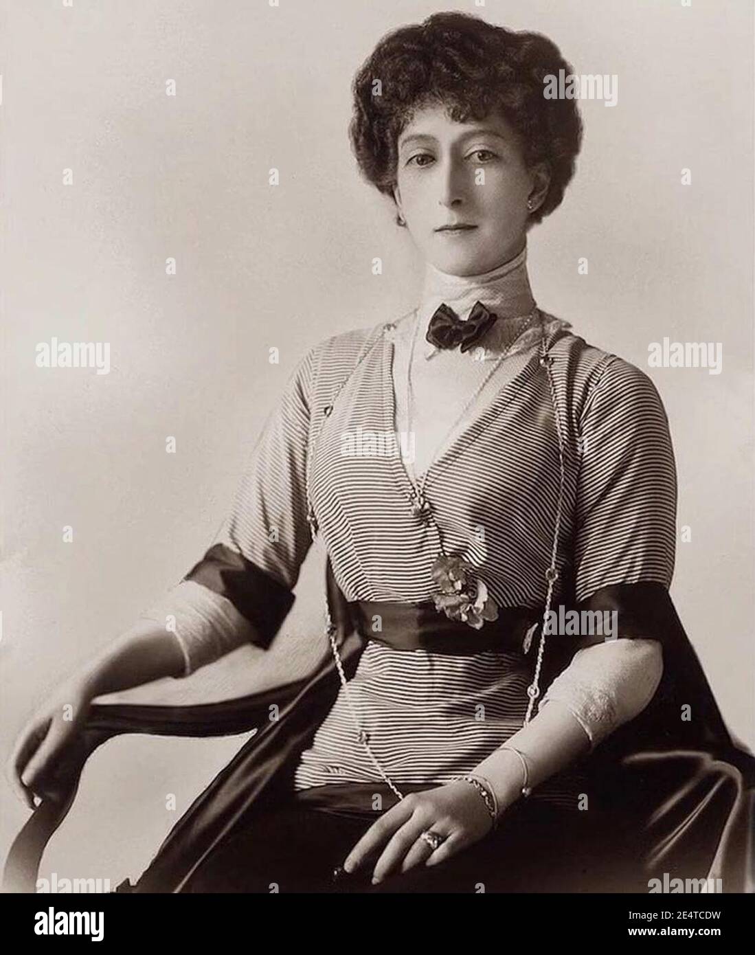 Maud of Wales, Queen of Norway. Stock Photo