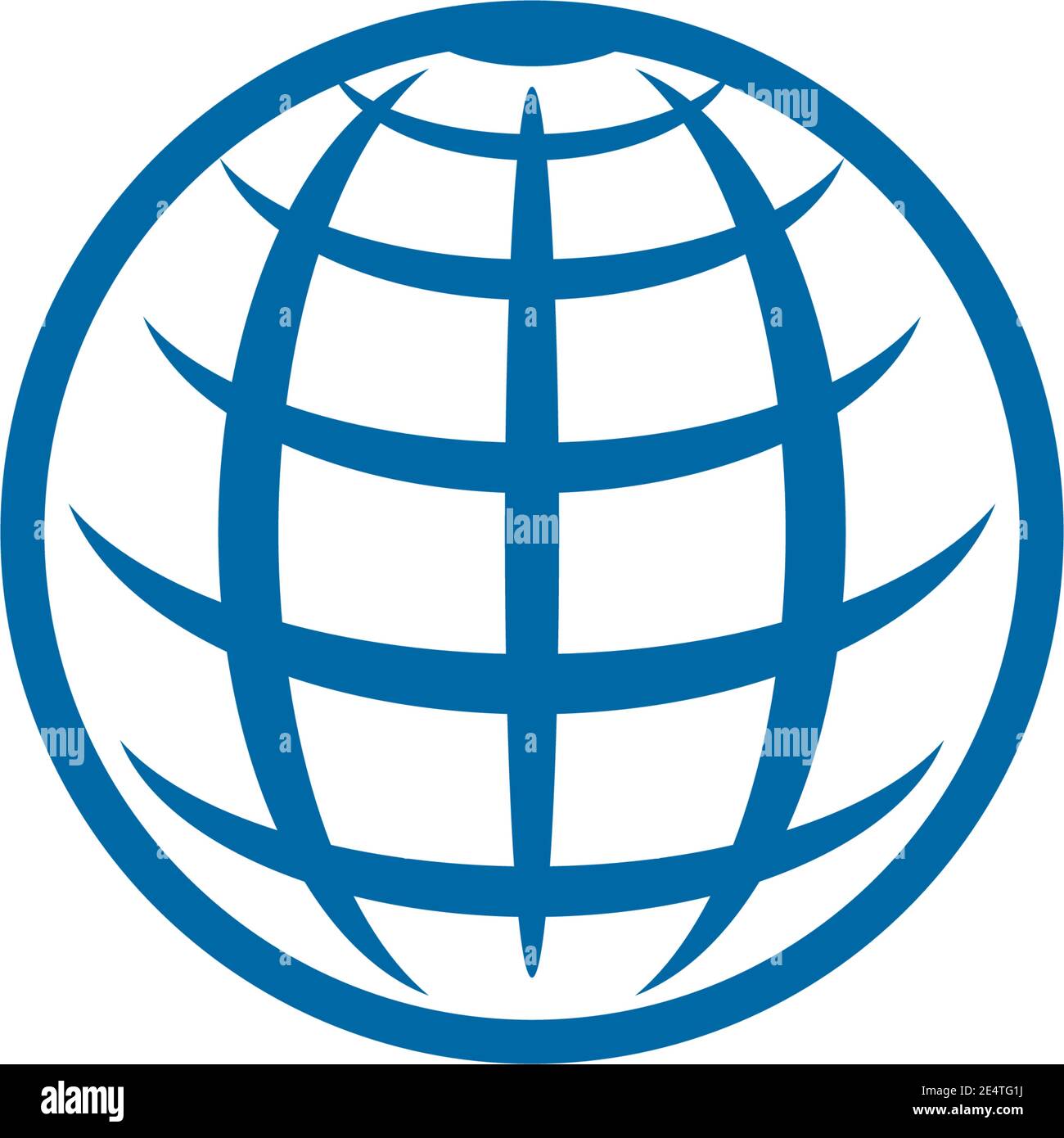 Globe icon logo design inspiration vector template Stock Vector Image ...